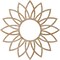 Ekena Millwork Daisy Wood Fretwork Pierced Ceiling Medallion, Red Oak, 32"OD x 11 1/8"ID x 3/8"T CMWP32X32X0375DARO - alternate 2